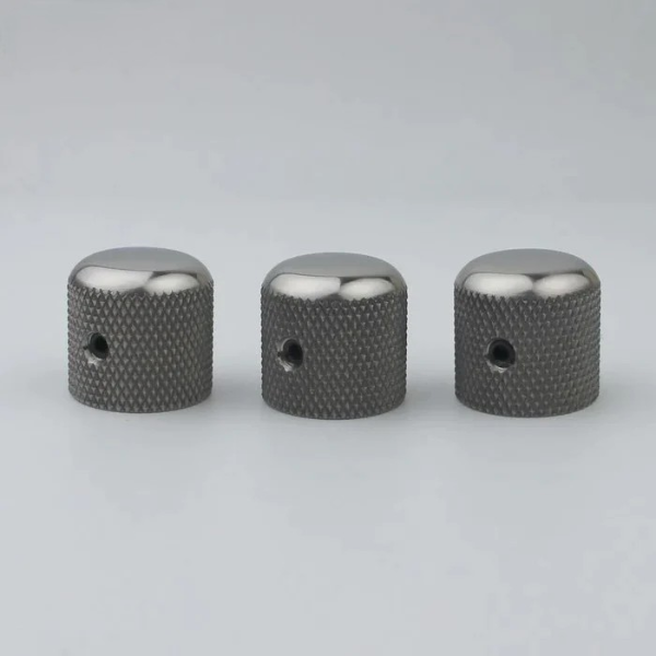 High‑Grade Titanium Alloy Control Knobs Dia. 6mm for Electric Guitar & Bass | Guyker