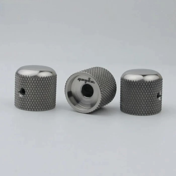 High‑Grade Titanium Alloy Control Knobs Dia. 6mm for Electric Guitar & Bass | Guyker