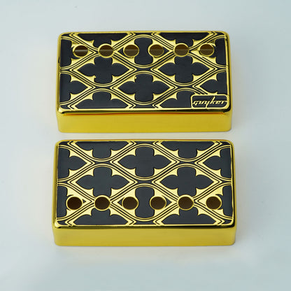 Humbucker Pickup Covers Cupronickel Cool Design 50/52MM | Guyker