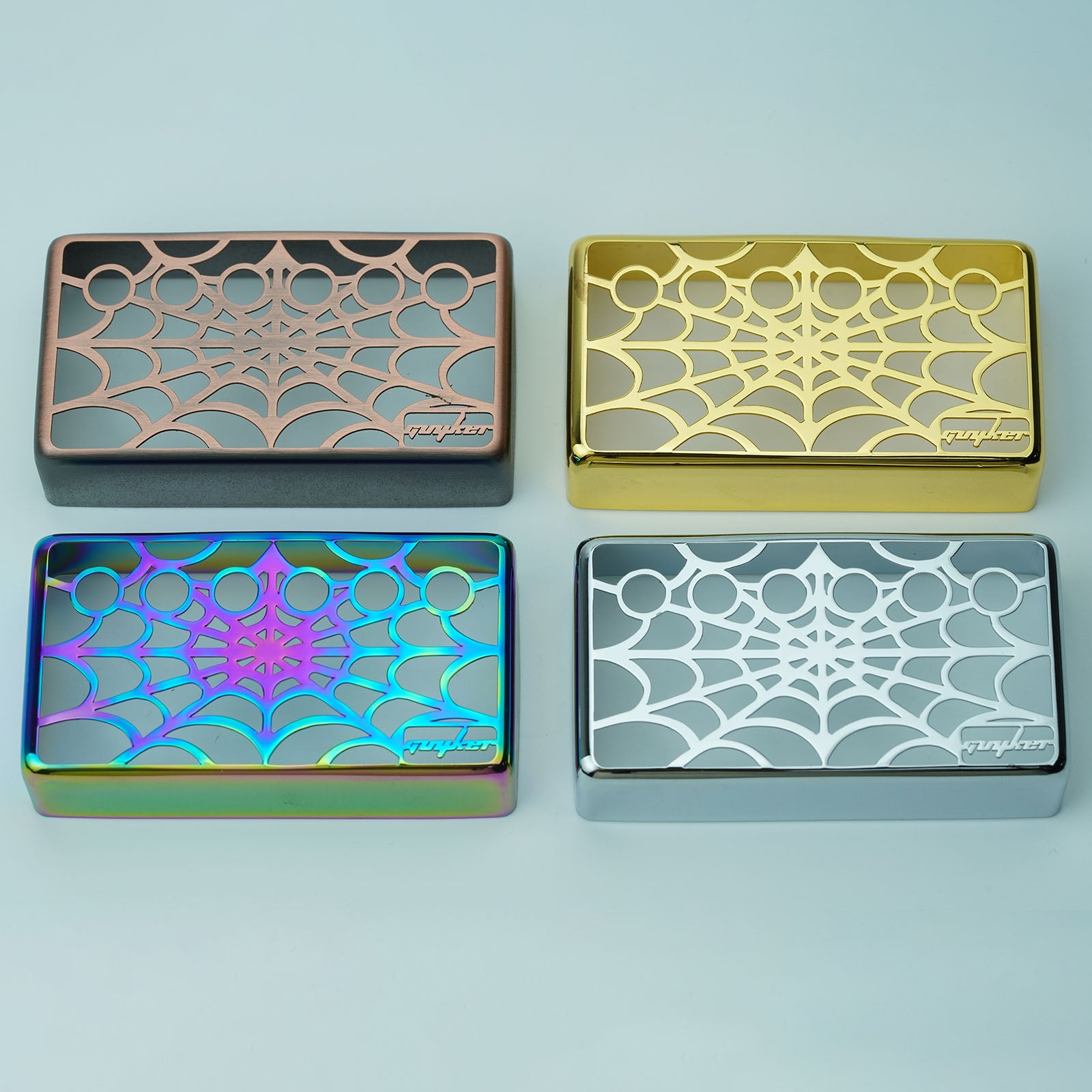Humbucker Pickup Covers – Spider Web Hollow Style | Guyker