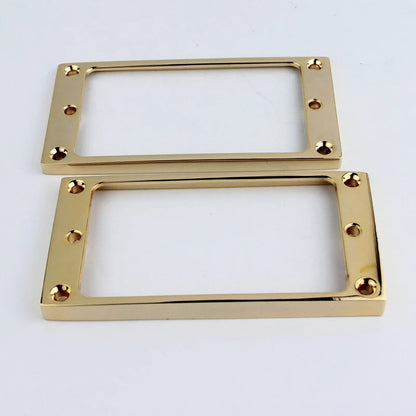 Humbucker Pickup Mounting Rings – Flat Top Metal Frame | Guyker