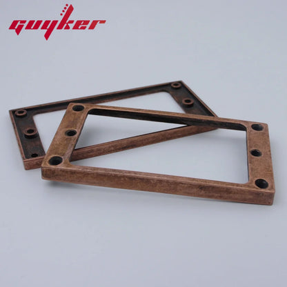 Humbucker Pickup Mounting Rings – Flat Top Metal Frame | Guyker