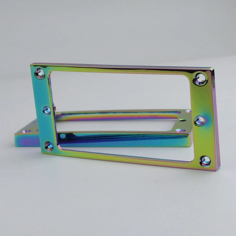 Humbucker Pickup Mounting Rings – Flat Top Metal Frame | Guyker