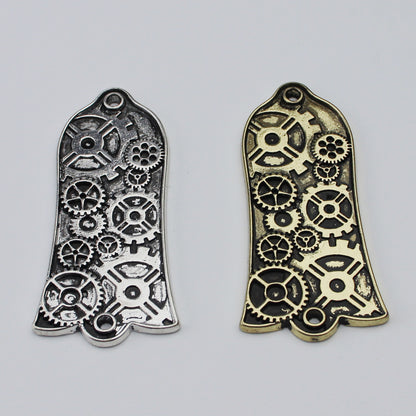 Guyker 2/3Hole Zinc Alloy Truss Rod Cover with Three Patterns for LP Style Guitars