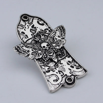 Guyker 2/3Hole Zinc Alloy Truss Rod Cover with Three Patterns for LP Style Guitars