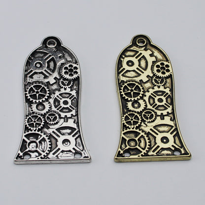 Guyker 2/3Hole Zinc Alloy Truss Rod Cover with Three Patterns for LP Style Guitars