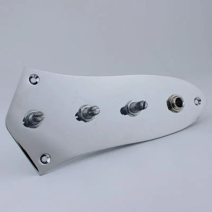 Jazz Bass Preamp Control Plate with Knobs and Jack  | Guyker