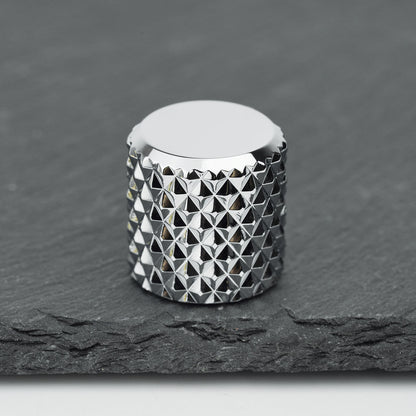 Knurled Aluminum Alloy Control Knob Dia. 6.3mm for Guitar & Bass | Guyker
