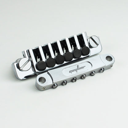 LP Guitar Bridge and Tailpiece Combo 6 String Stop Bar Guyker