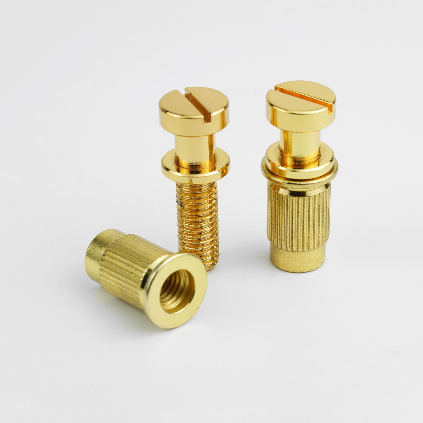 Guyker LZ004 Adjustable Stop Tailpiece Studs & Bushings Set for LP-Style Guitar
