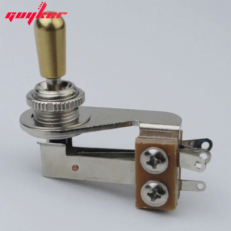 L Type 3 Way Brass Head Switch For Guitar - Guyker