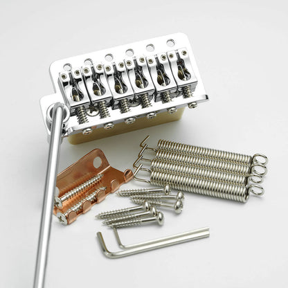 Left-Handed Guitar Tremolo Bridge with Roller Saddles String Spacing 10.8MM Guyker