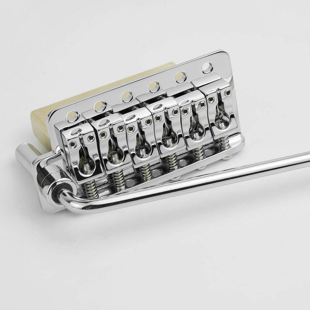 Guyker 10,8 MM Messing Roller Zadels - Gitaar Tremolo Bridge Zadels Compatibel met Strat ST Elektrische Gitaar Vervangende Onderdelen Accessoires (6 Pack, Brons