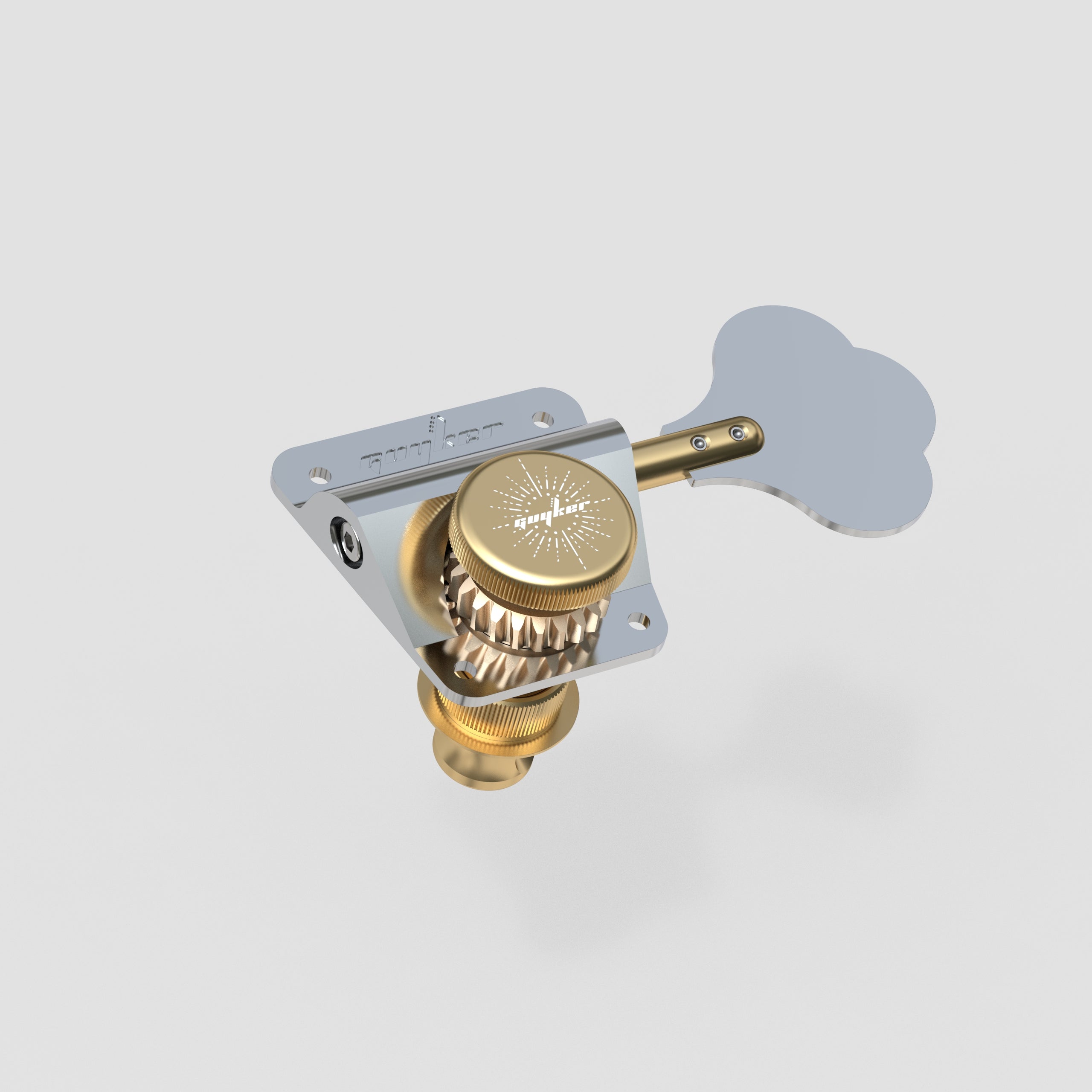 Locking CNC Machined Bass Tuner Aluminum Alloy Housing Guyker