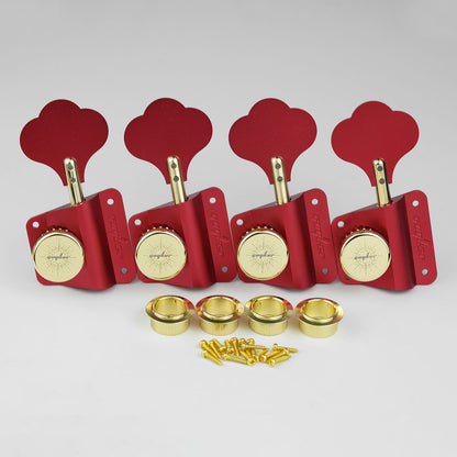 Locking CNC Machined Bass Tuner Aluminum Alloy Housing Guyker