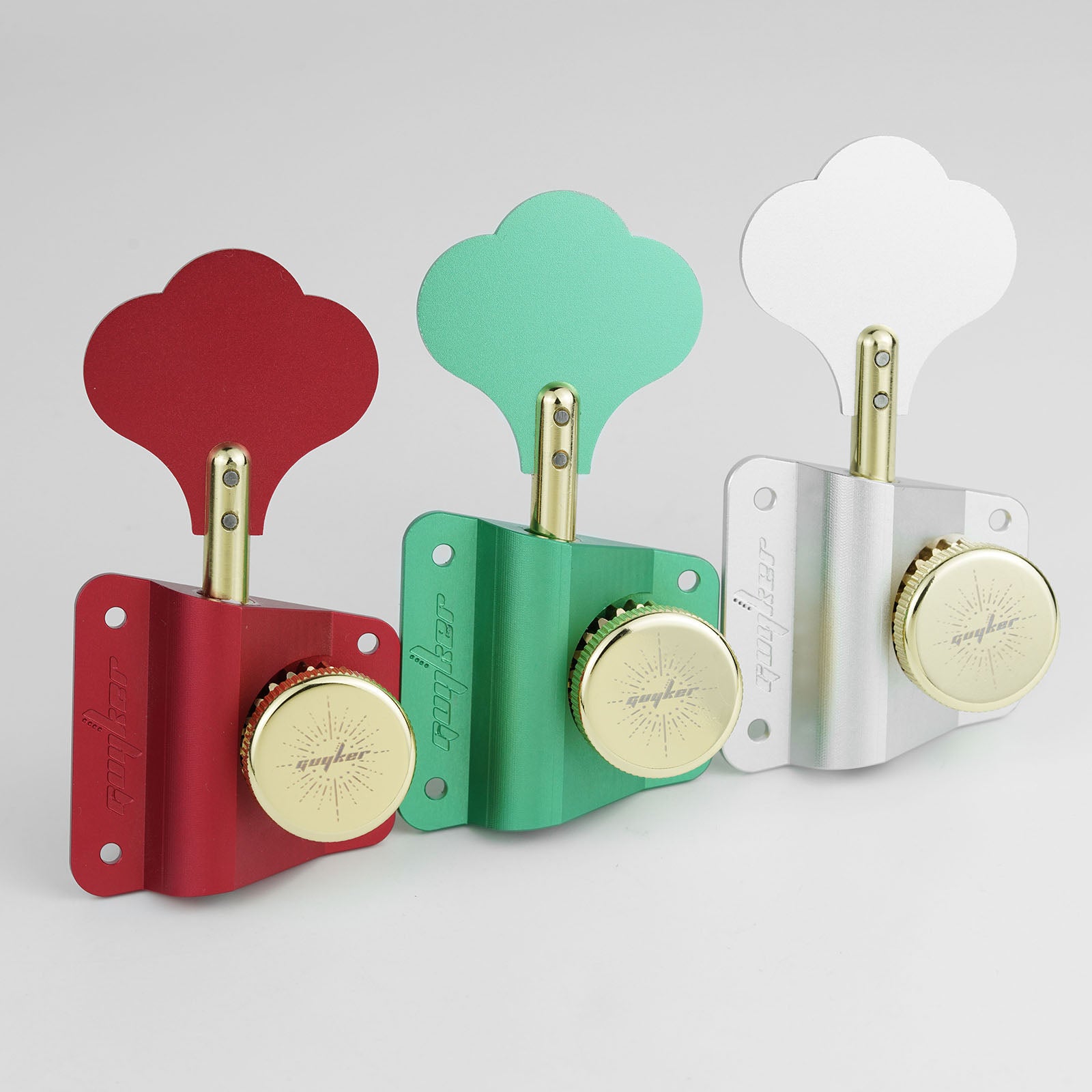 Locking CNC Machined Bass Tuner Aluminum Alloy Housing Guyker