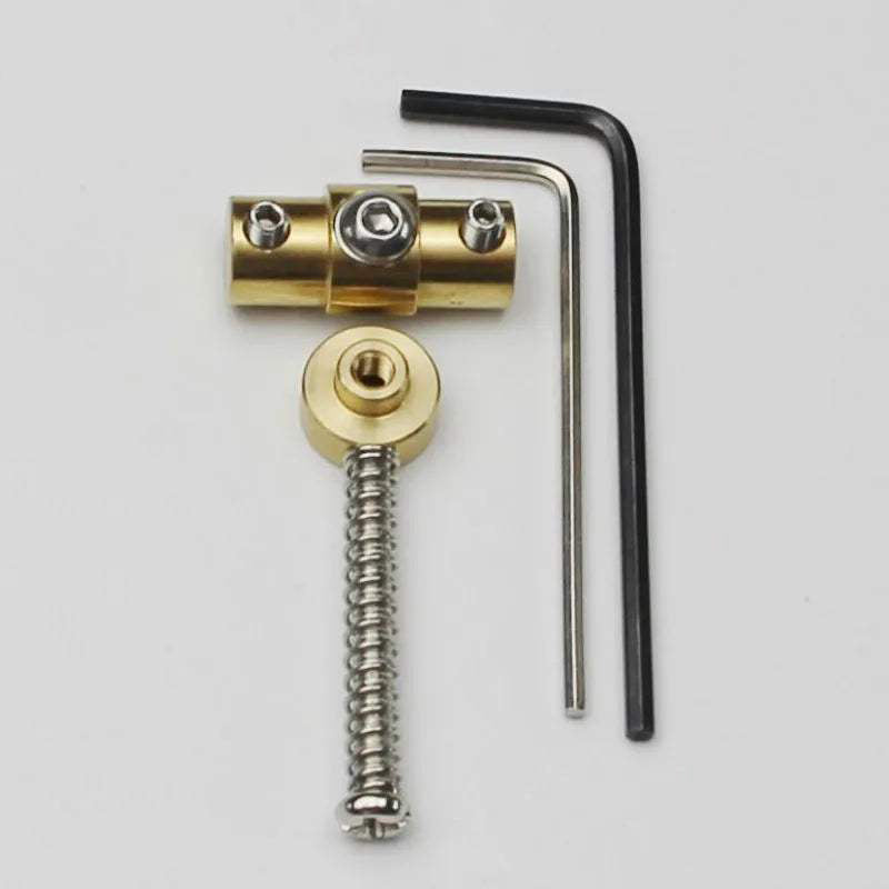BRASS SWIVEL Guitar Bridge Saddles with Wrench for TL Electric Guitar