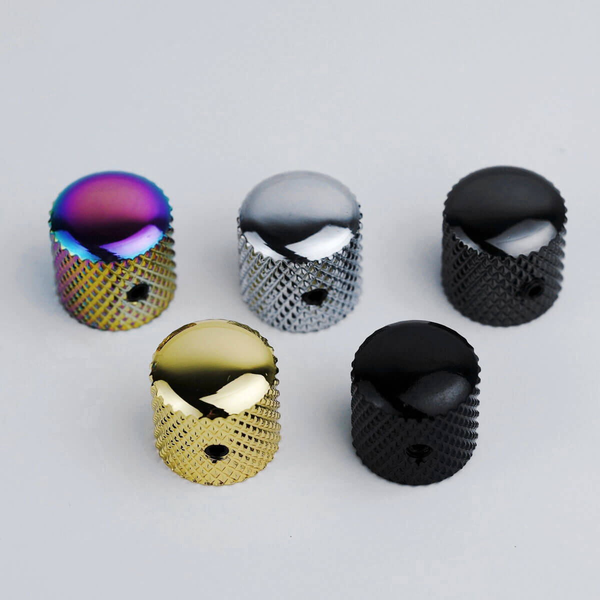 Ready to Ship (US) | Guyker NS005 Dome Metal Control Knob Dia. 6mm For Electric Guitar Bass
