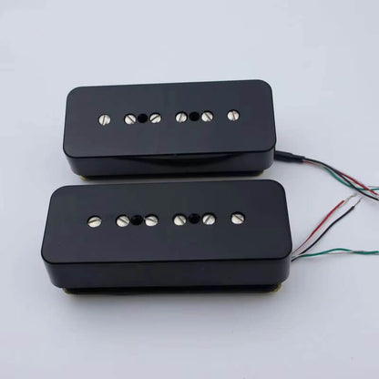 P90 Double Layer Noise Reduction Guitar Pickup Black/Yellow