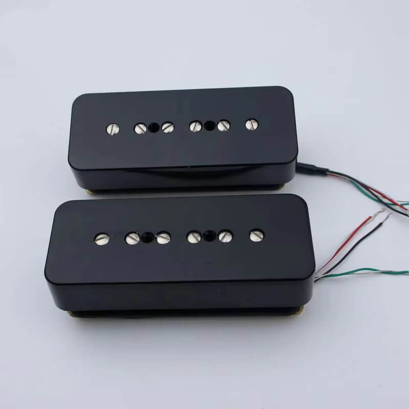P90 Double Layer Noise Reduction Guitar Pickup Black/Yellow