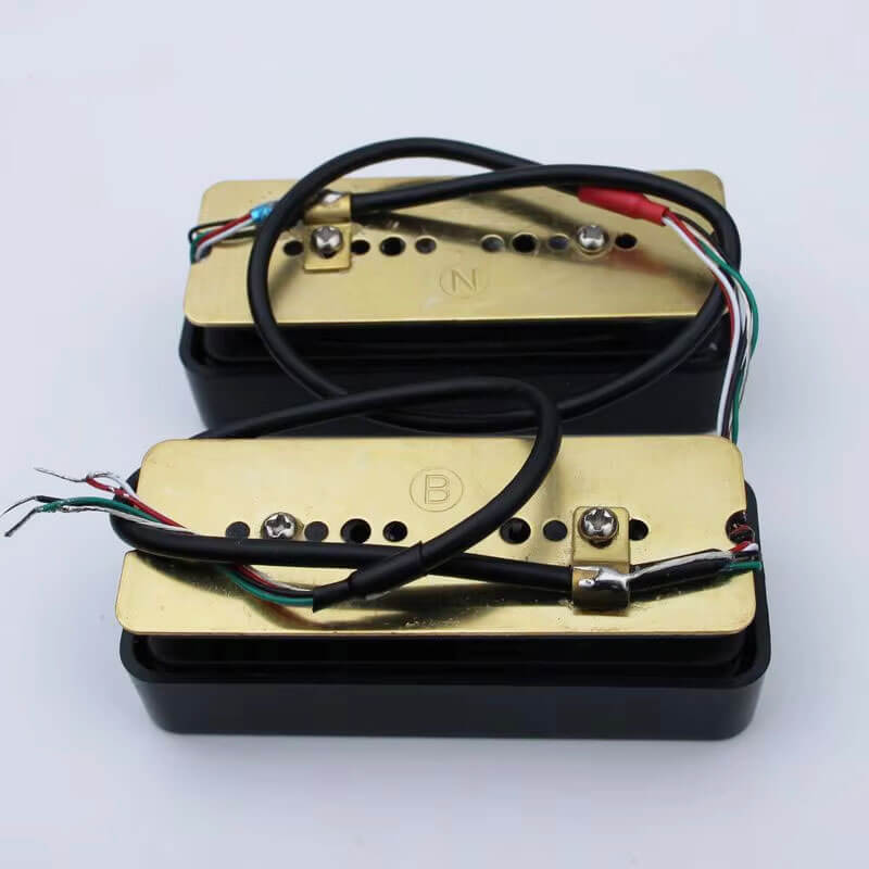 P90 Double Layer Noise Reduction Guitar Pickup Black/Yellow