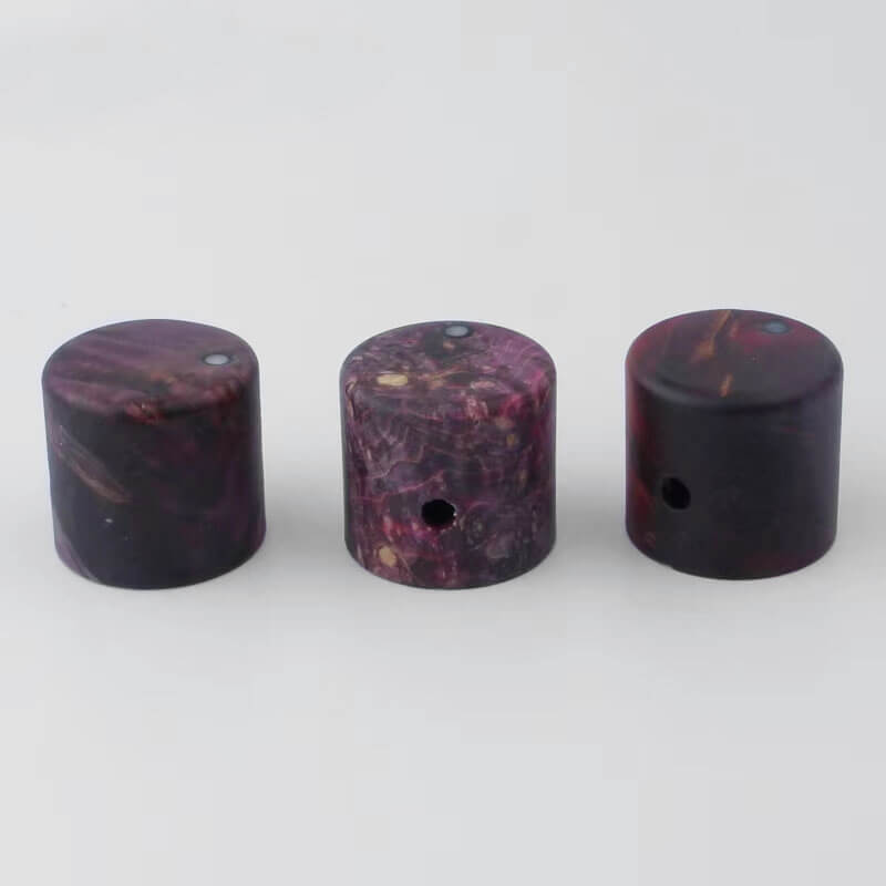 Guyker WK010 Adjustable Natural Wood Brass Shaft Knob Dia. 6mm