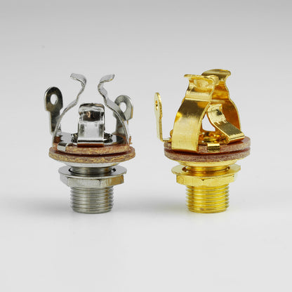 Metal 1/4" Mono Output Metal Jack Socket Guyker