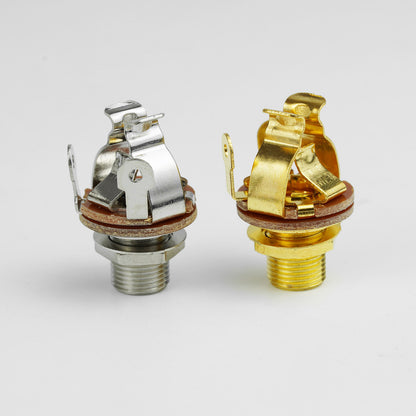 Metal 1/4" Mono Output Metal Jack Socket Guyker