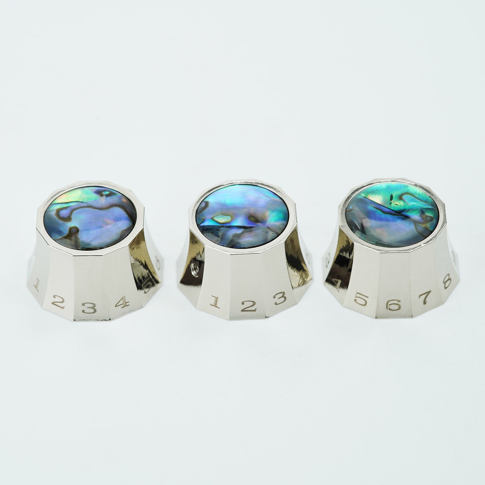 Metal Control Knobs Dia. 6.35mm for Guitar & Bass | Guyker