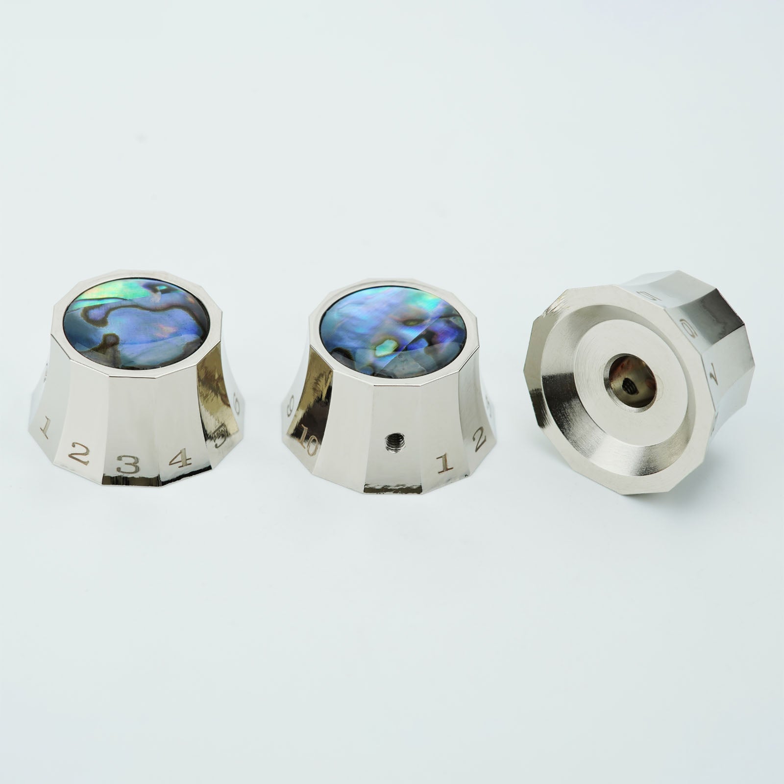 Metal Control Knobs Dia. 6.35mm for Guitar & Bass | Guyker
