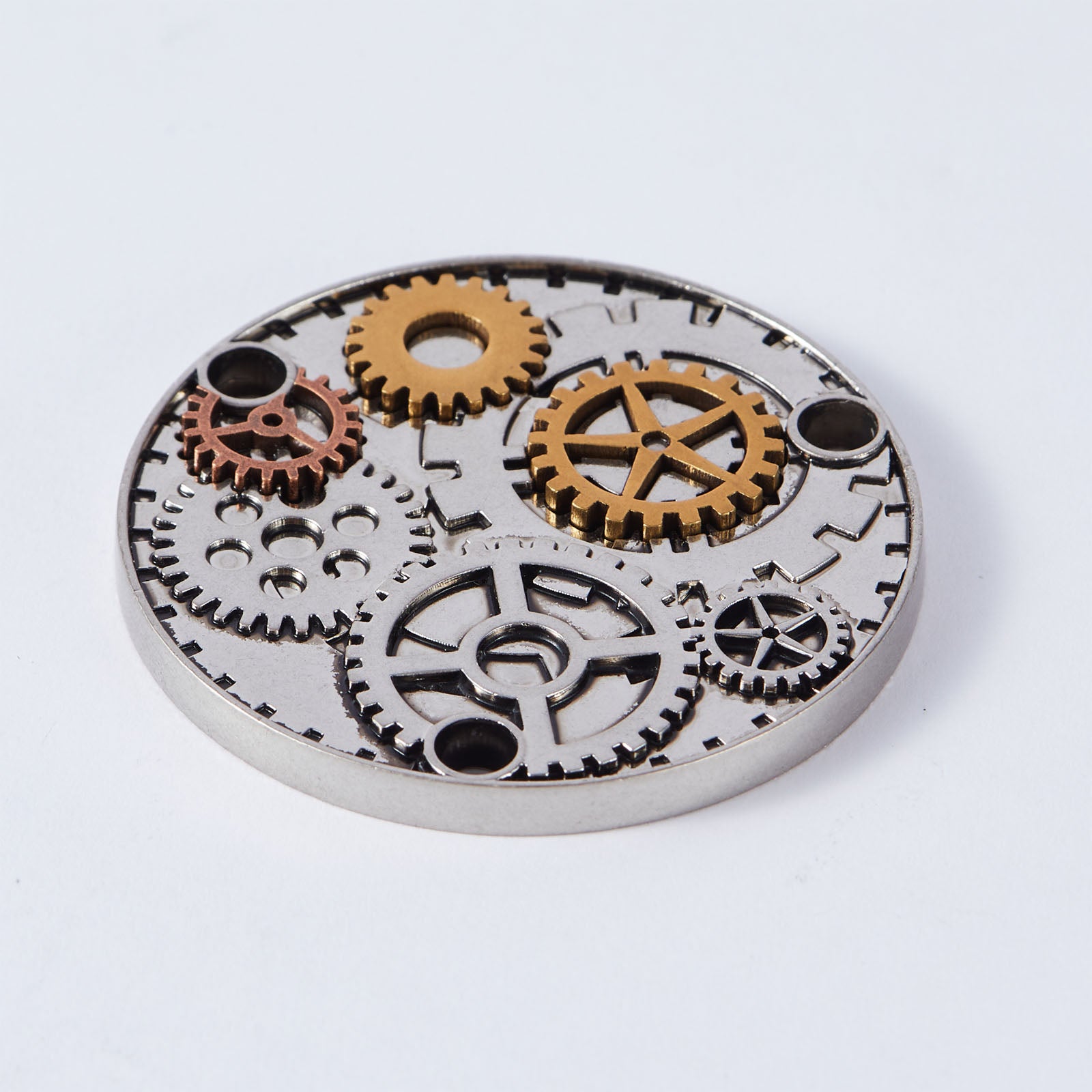 Metal Gear Pattern Toggle Switch Back Plate for LP | Guyker