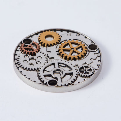Metal Gear Pattern Toggle Switch Back Plate for LP | Guyker