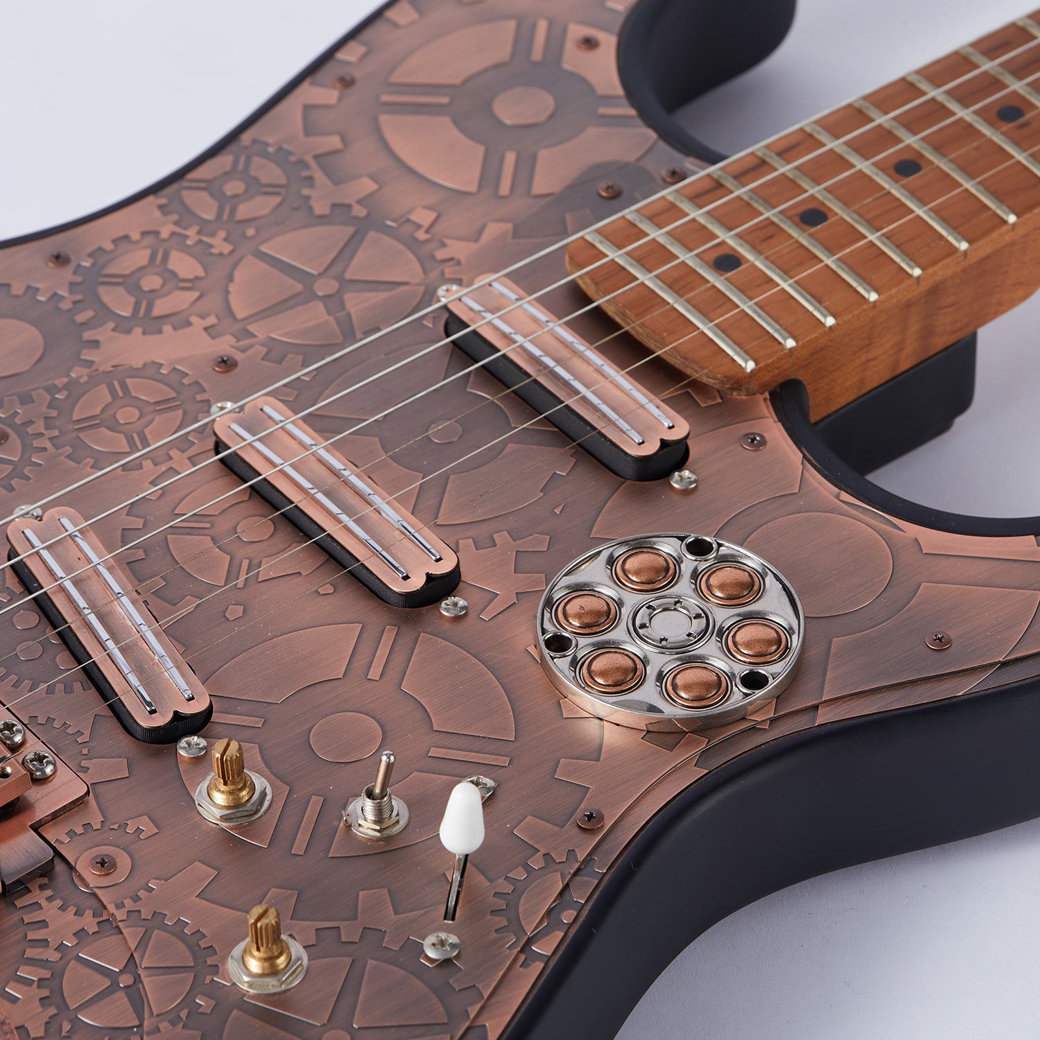  Metal Toggle Switch Back Plate ZiDan Pattern for LP Style | Guyker