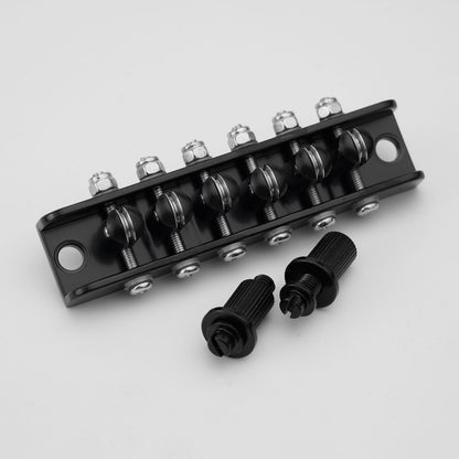Mosrite Style Roller Bridge 6 String Brass Rollers Zinc Body Guyker