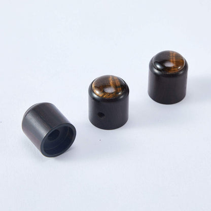 Natural Amethyst Stone Control Knobs Dia. 6mm for Guitar & Bass | Guyker