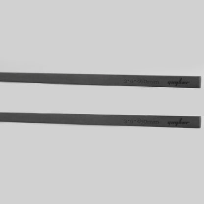 Guyker 2pcs Carbon Fiber Neck Rods 3mmX6mmX380mm/450mm Guitar Guitar Neck Stiffener for Strings Instruments