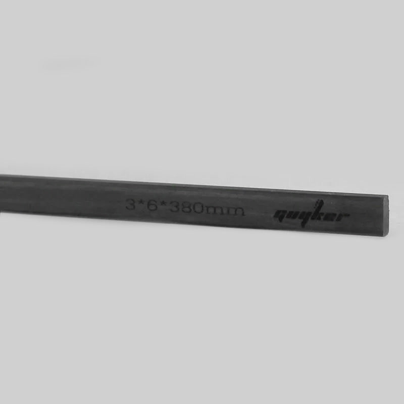 Guyker 2pcs Carbon Fiber Neck Rods 3mmX6mmX380mm/450mm Guitar Guitar Neck Stiffener for Strings Instruments