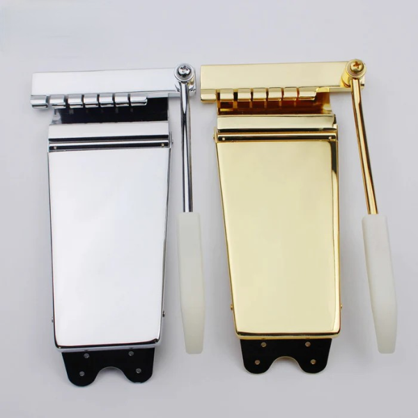 Guyker VBT002 New Long Verson Maestro Vibrola Chrome/Gold Tremolo Fit SG or LP From Korea