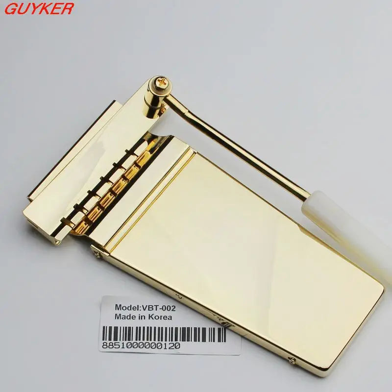 Guyker VBT002 New Long Verson Maestro Vibrola Chrome/Gold Tremolo Fit SG or LP From Korea