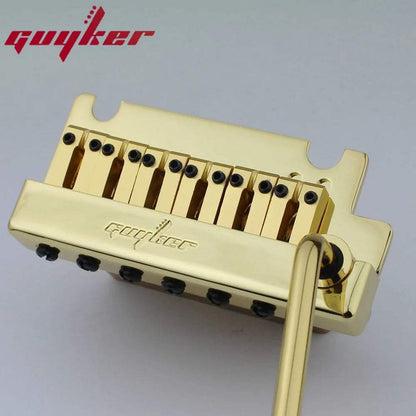 Non-locking 2 Point Guitar Tremolo Bridge with Brass Saddle & Block for FD Strat | Guyker
