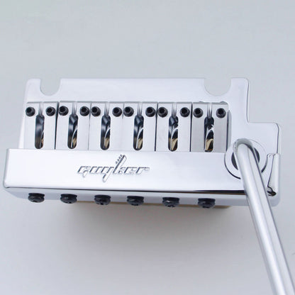 Non-locking 2 Point Guitar Tremolo Bridge with Brass Saddle & Block for FD Strat | Guyker