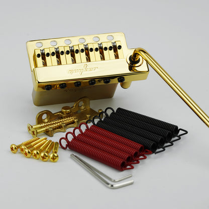 Non-locking 6 Point Guitar Tremolo Bridge 10.8MM with Brass Saddle Brass Block Guyker