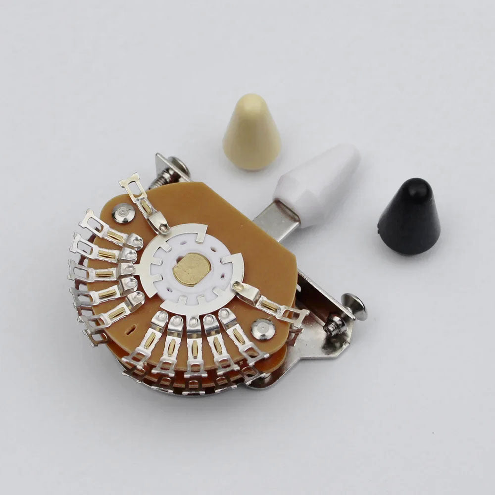 Oak 5 Way Super Lever Guitar Switch For ST Double Pole Guyker