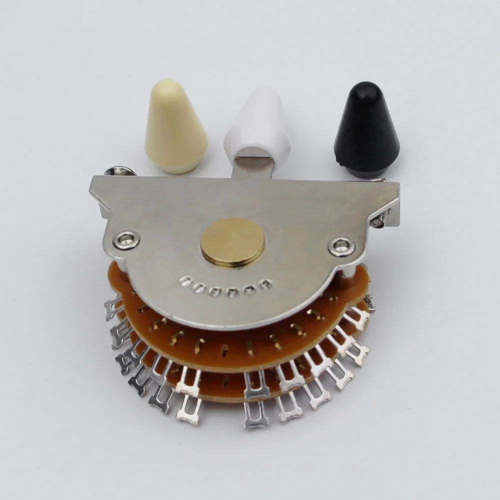 Oak 5 Way Super Lever Guitar Switch For ST Double Pole Guyker