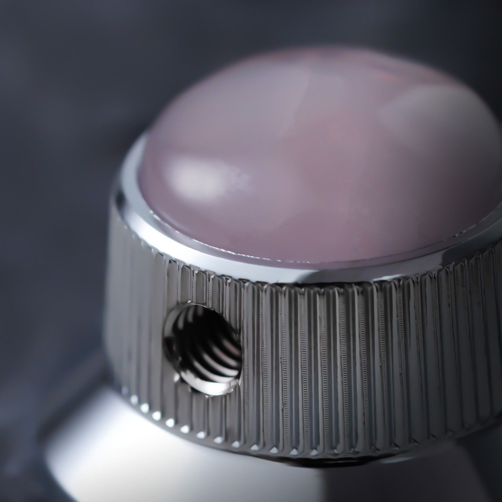 Opal Stone Surface Hat‑Type Metal Control Knobs Dia. 6mm for Electric Guitar & Bass | Guyker