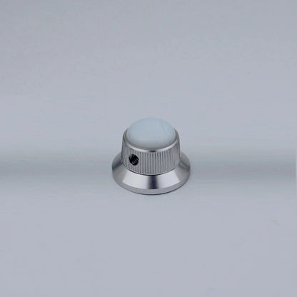 Opal Stone Surface Hat‑Type Metal Control Knobs Dia. 6mm for Electric Guitar & Bass | Guyker