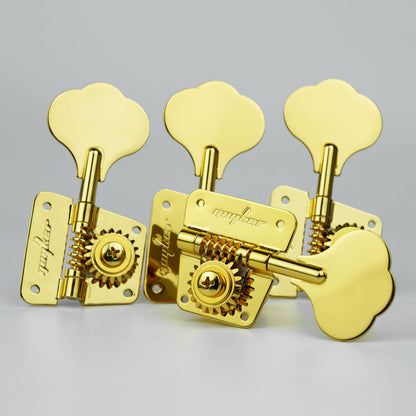  Open Frame Bass Tuning Pegs 1:20 Gear Ratio | Guyker 