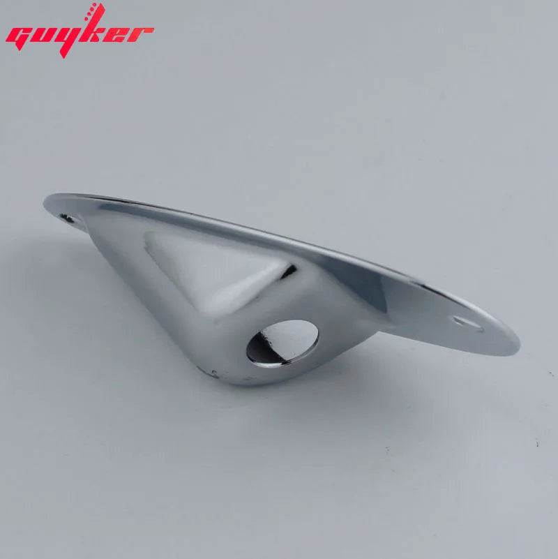 Oval Curved Metal Guitar Jack Plate for Electric Guitar Bass |  Guyker
