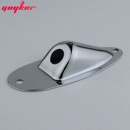 Oval Curved Metal Guitar Jack Plate for Electric Guitar Bass |  Guyker