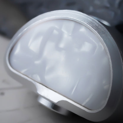 P04 Botones de afinación en forma de concha blanca Guyker para afinadores 3R3L